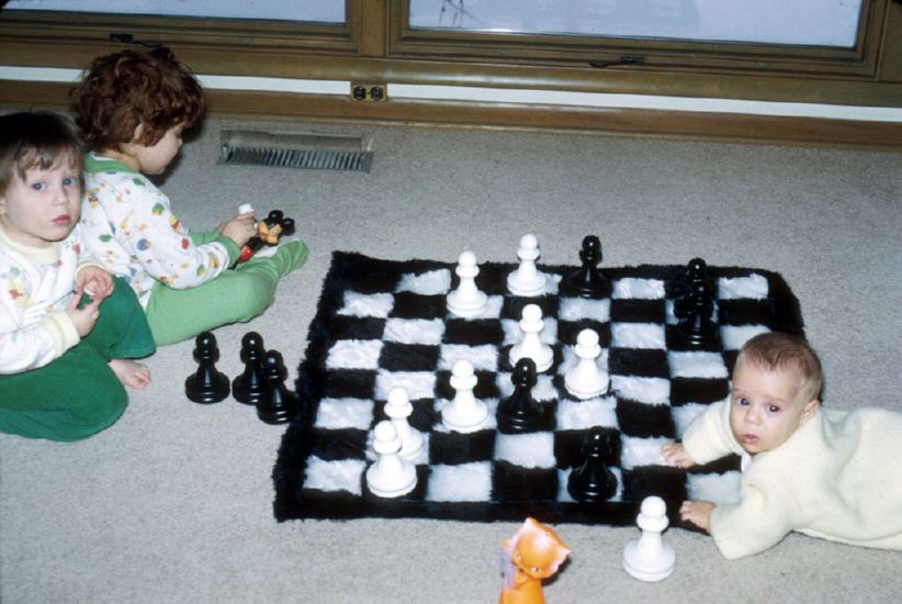  playing first chess game